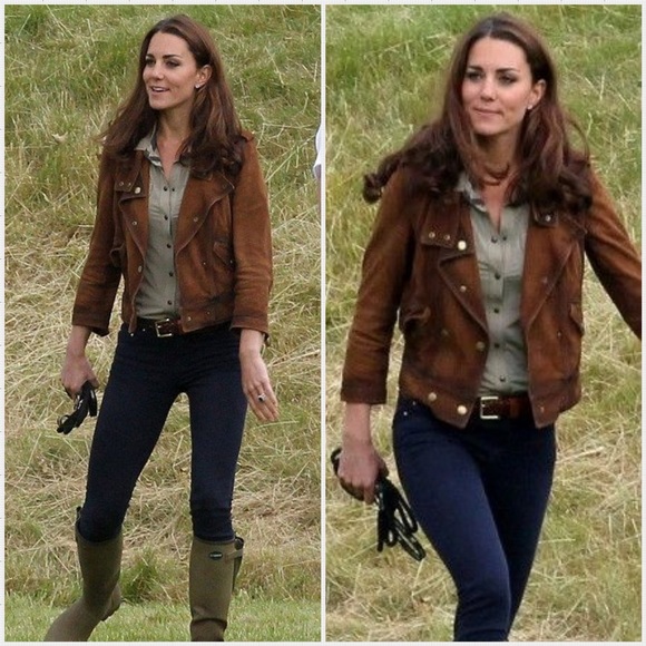 Mango brown suede jacket - Kate Middleton - Picture 5 of 5